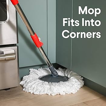 Clorox Nesting Spin Mop - Two-Bucket System, Easy Fill